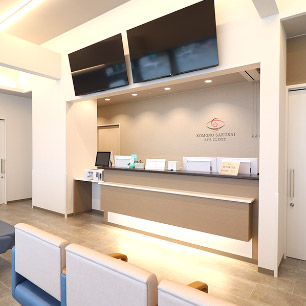 モダン&シックな落ち着いた院内で待ち時間も少なく